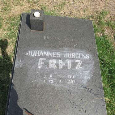 FRITZ Johannes Jurgens 1919-1987