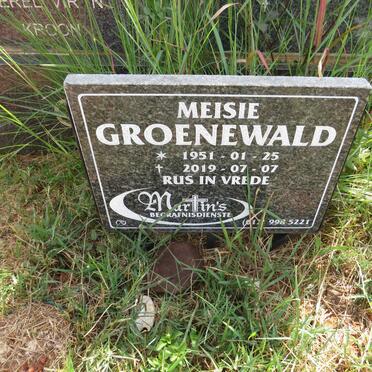 GROENEWALD Meisie 1951-2019