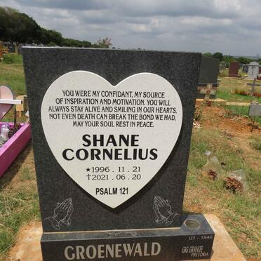 GROENEWALD Shane Cornelius 1996-2021
