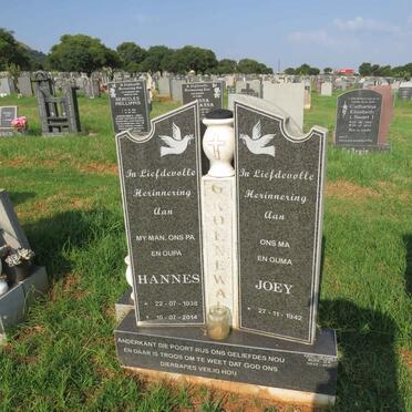 GROENEWALD Hannes 1938-2014 & Joey 1942-