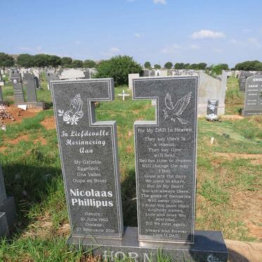 HORN Nicolaas Phillipus 1962-2016