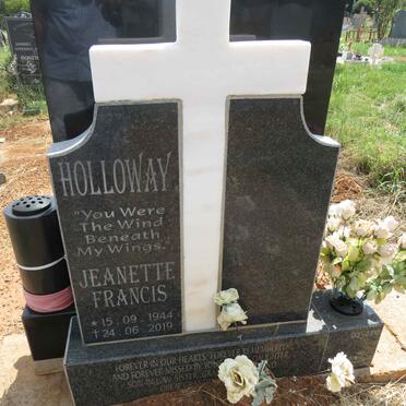 HOLLOWAY Jeanette Francis 1944-2019