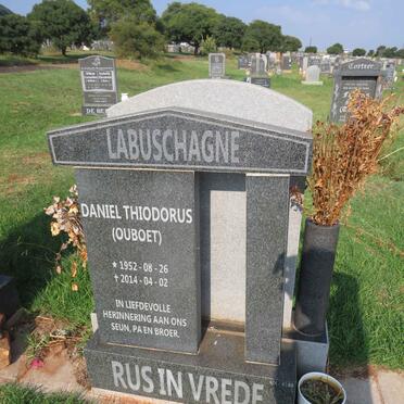 LABUSCHAGNE Daniel Thiodorus 1952-2014