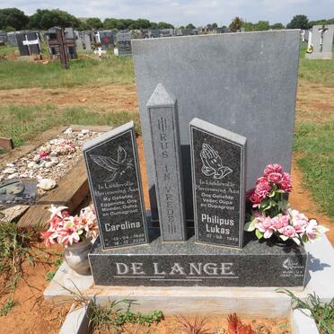 LANGE Philipus Lukas, de 1945- & Carolina 1949-2020