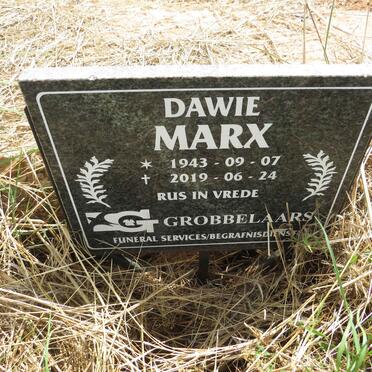 MARX Dawie 1943-2019