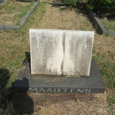 MAARTENS Petrus Johannes 1908-1983