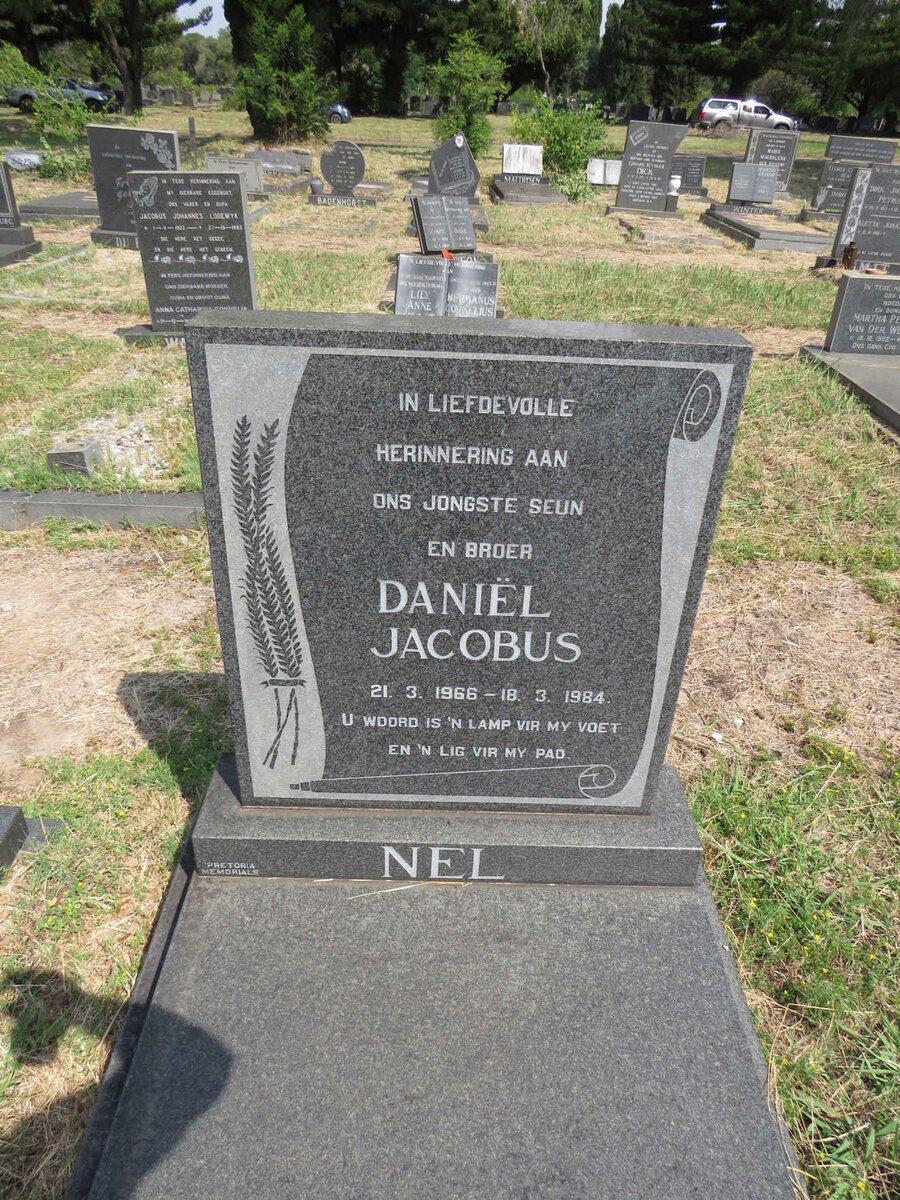 NEL Daniel Jacobus 1966-1984