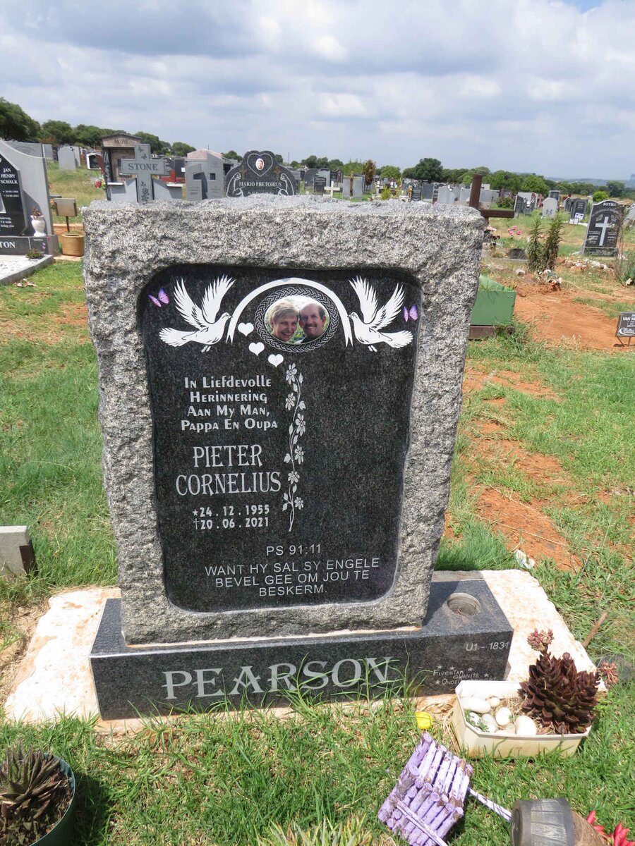 PEARSON Pieter Cornelius 1955-2021