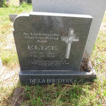 ROUVIERE Elize, de la 1964-2018