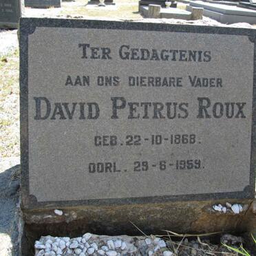 ROUX David Petrus 1868-1959