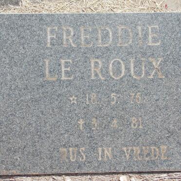 ROUX Freddie, le 1976-1981