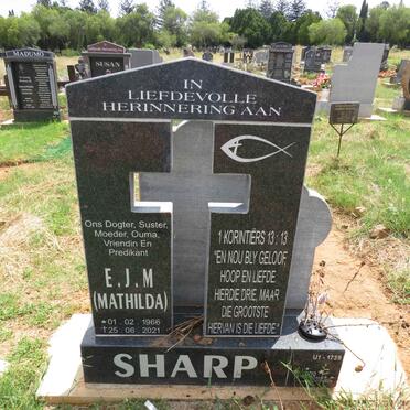 SHARP E.J.M. 1966-2021