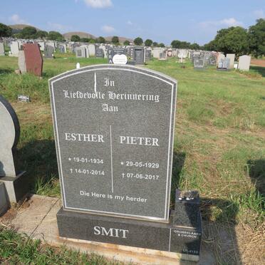 SMIT Pieter 1929-2017 & Esther 1934-2014