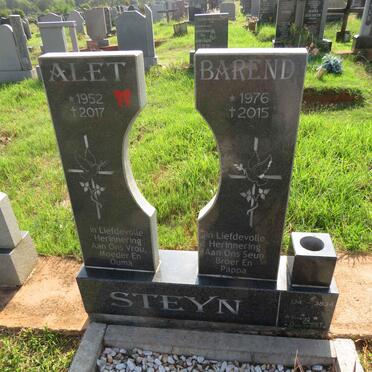 STEYN Alet 1952-2017 :: STEYN Barend 1976-2015