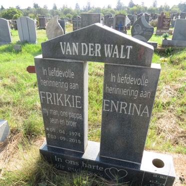 WALT Frikkie, van der 1974-2015 & Enrina 