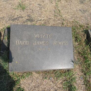 WHYTE David James Wemyss -1971