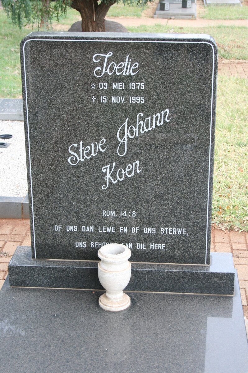 KOEN Steve Johan 1975-1995