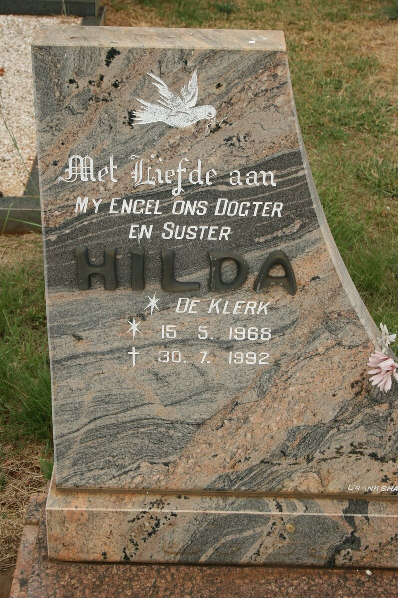KLERK Hilda, de 1968-1992