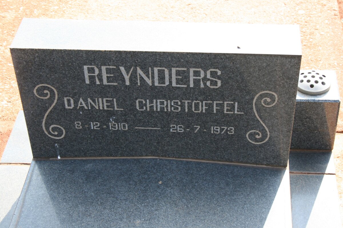 REYNDERS Daniel Christoffel 1910-1973
