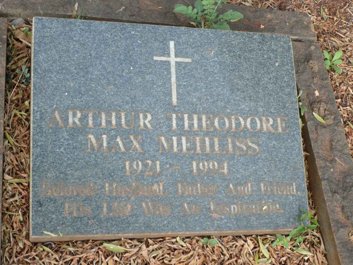 MEHLISS Arthur Theodore Max 1921-1994