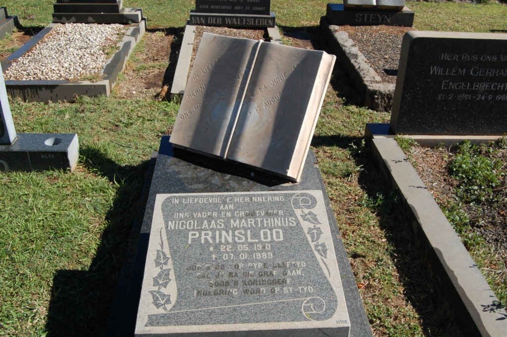 PRINSLOO Nicolaas Marthinus 1910-1989 &amp; ? nee BECKER 1901-196?