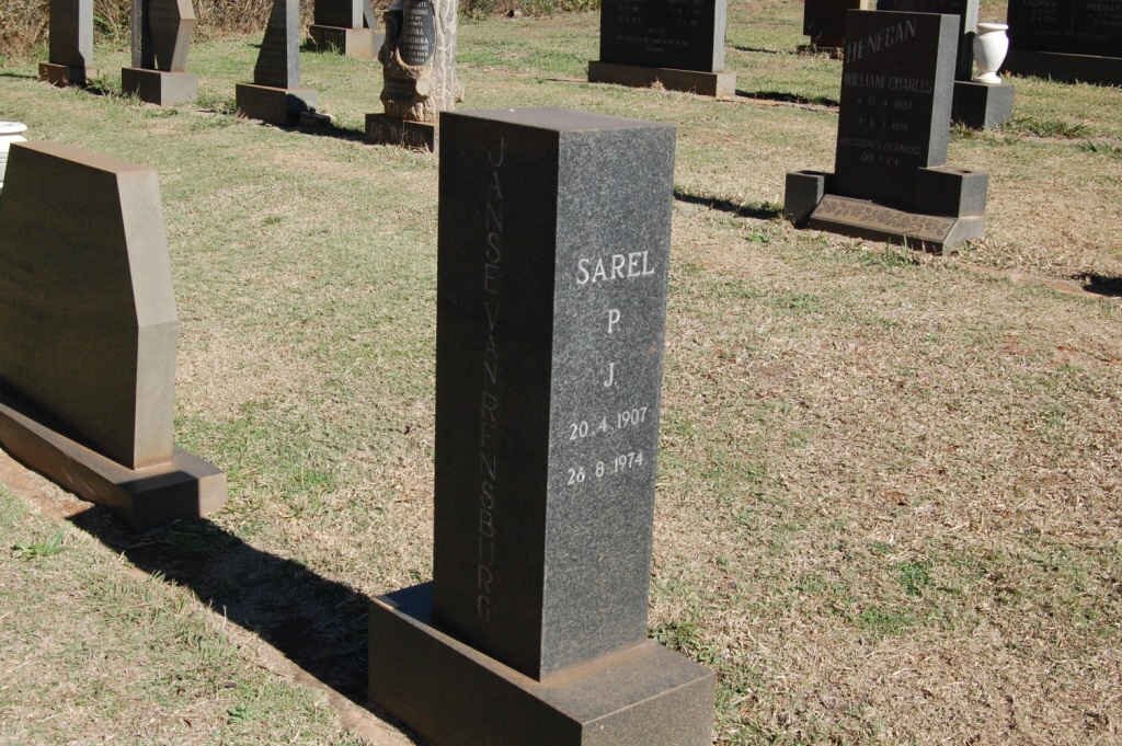 RENSBURG Sarel P.J., Janse van 1907-1974