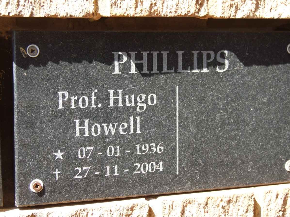 PHILLIPS Hugo Howell 1936-2004