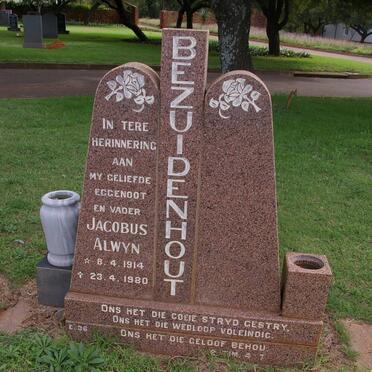 BEZUIDENHOUT Jacobus Alwyn 1914-1980