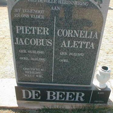BEER Pieter Jacobus, de 1946-1995 &amp; Cornelia Aletta 1952-