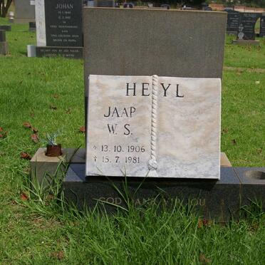 HEYL Jaap W.S. 1906-1981
