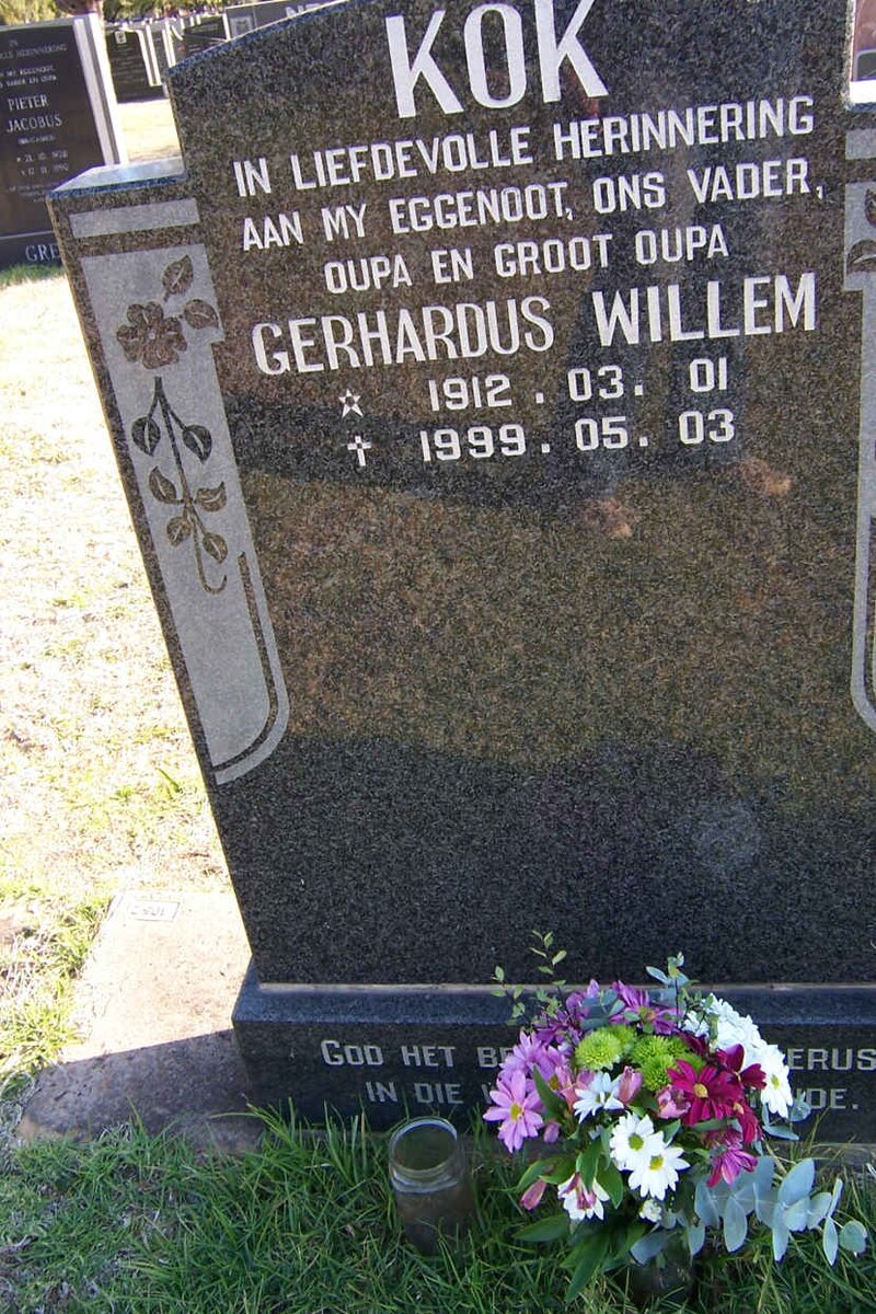 KOK Gerhardus Willem 1912-1999