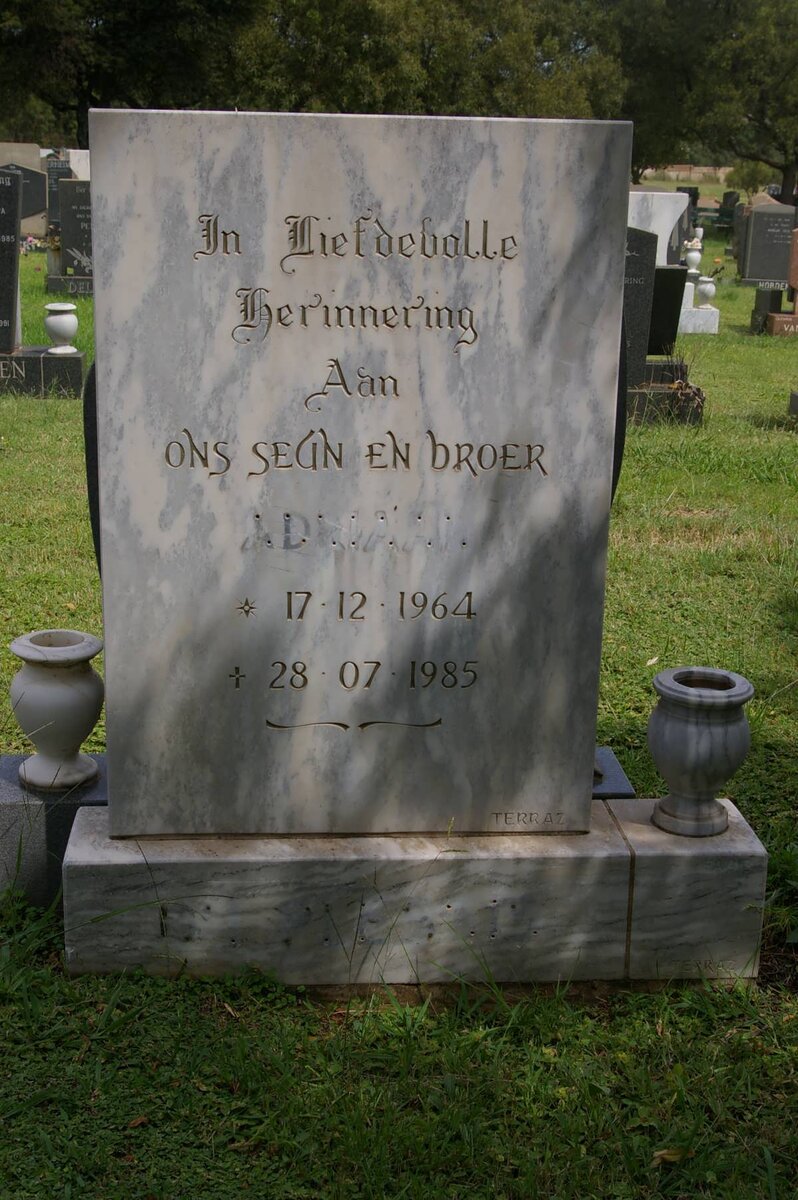 ? Adriaan 1964-1985