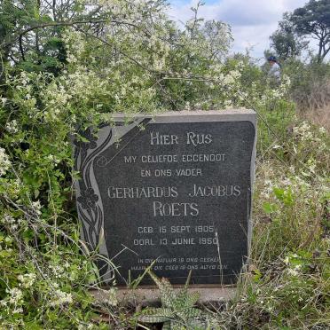 ROETS Gerhardus Jacobus 1905-1950