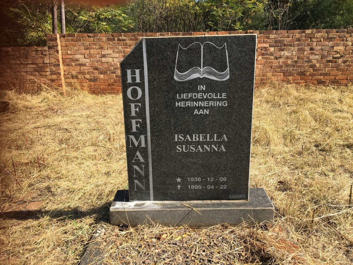 HOFFMANN Isabella Susanna 1936-1995