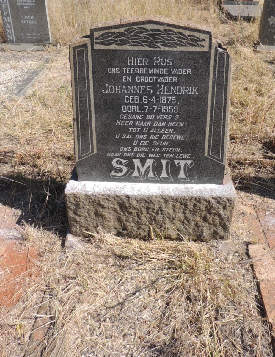SMIT Johannes Hendrik 1875-1959