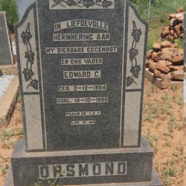 ORSMOND Edward C. 1884-1960