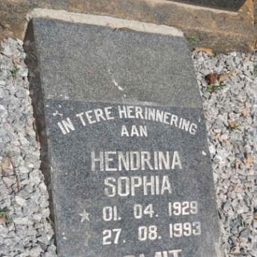 SMIT Hendrina Sophia 1929-1993