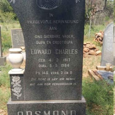 ORSMOND Edward Charles 1917-1984
