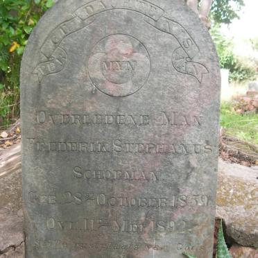 SCHOEMAN Frederik Stephanus 1859-1892