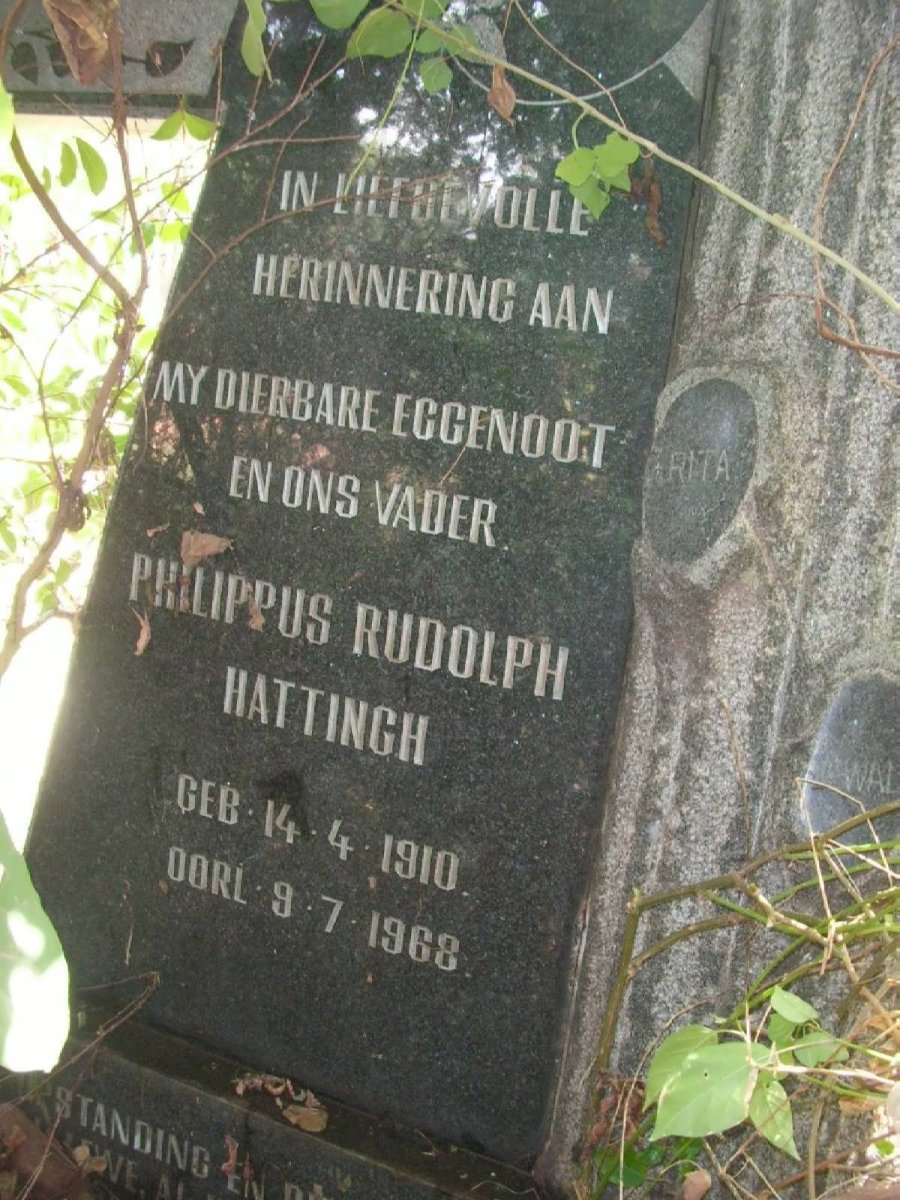 HATTINGH Philippus Rudolph 1910-1968