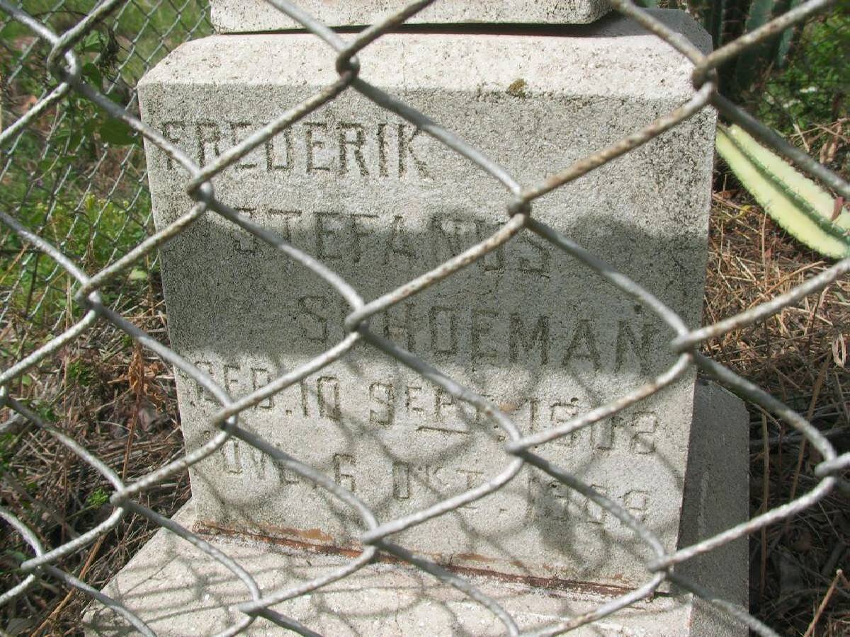 SCHOEMAN Frederik Stefanus 1902-1908