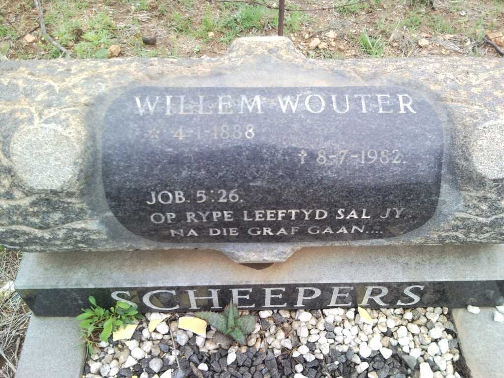 SCHEEPERS Willem Wouter 1888-1982