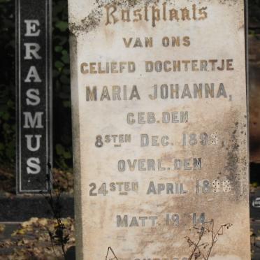 ERASMUS Maria Johanna 1895-1896