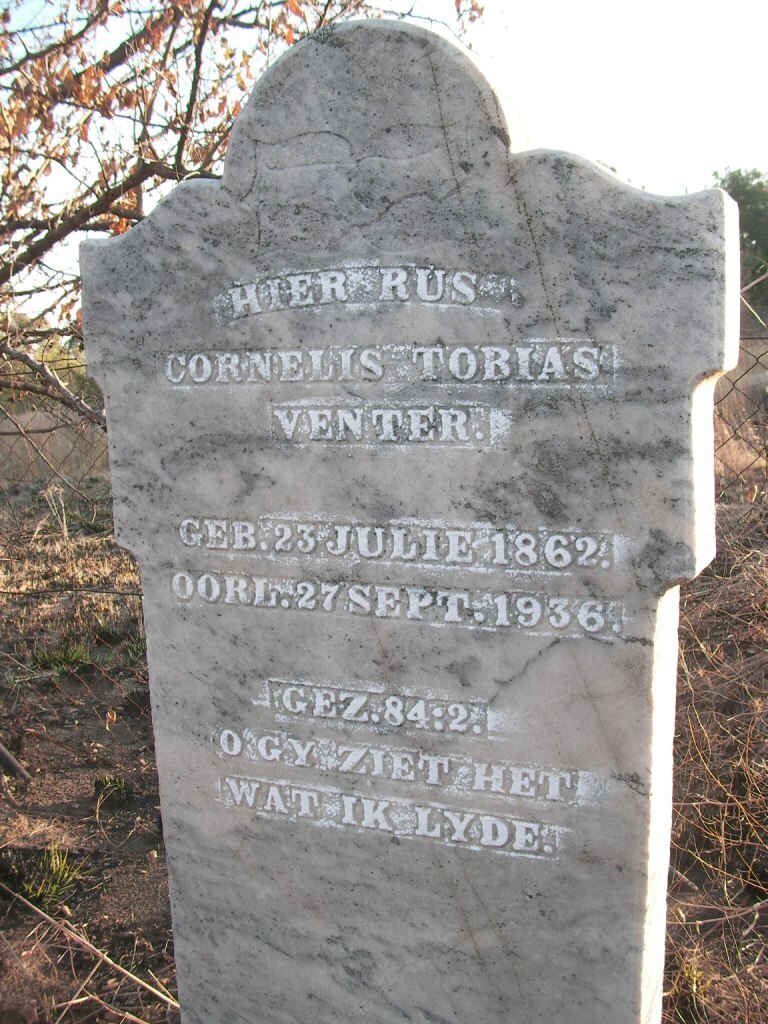 VENTER Cornelis Tobias  1862-1936