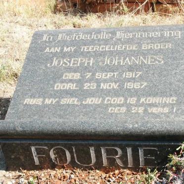 FOURIE Joseph Johannes 1917-1967