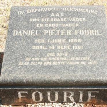 FOURIE Daniel Pieter 1888-1961