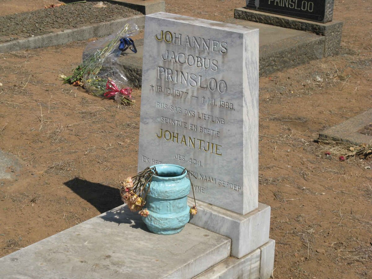PRINSLOO Johannes Jacobus 1977-1993