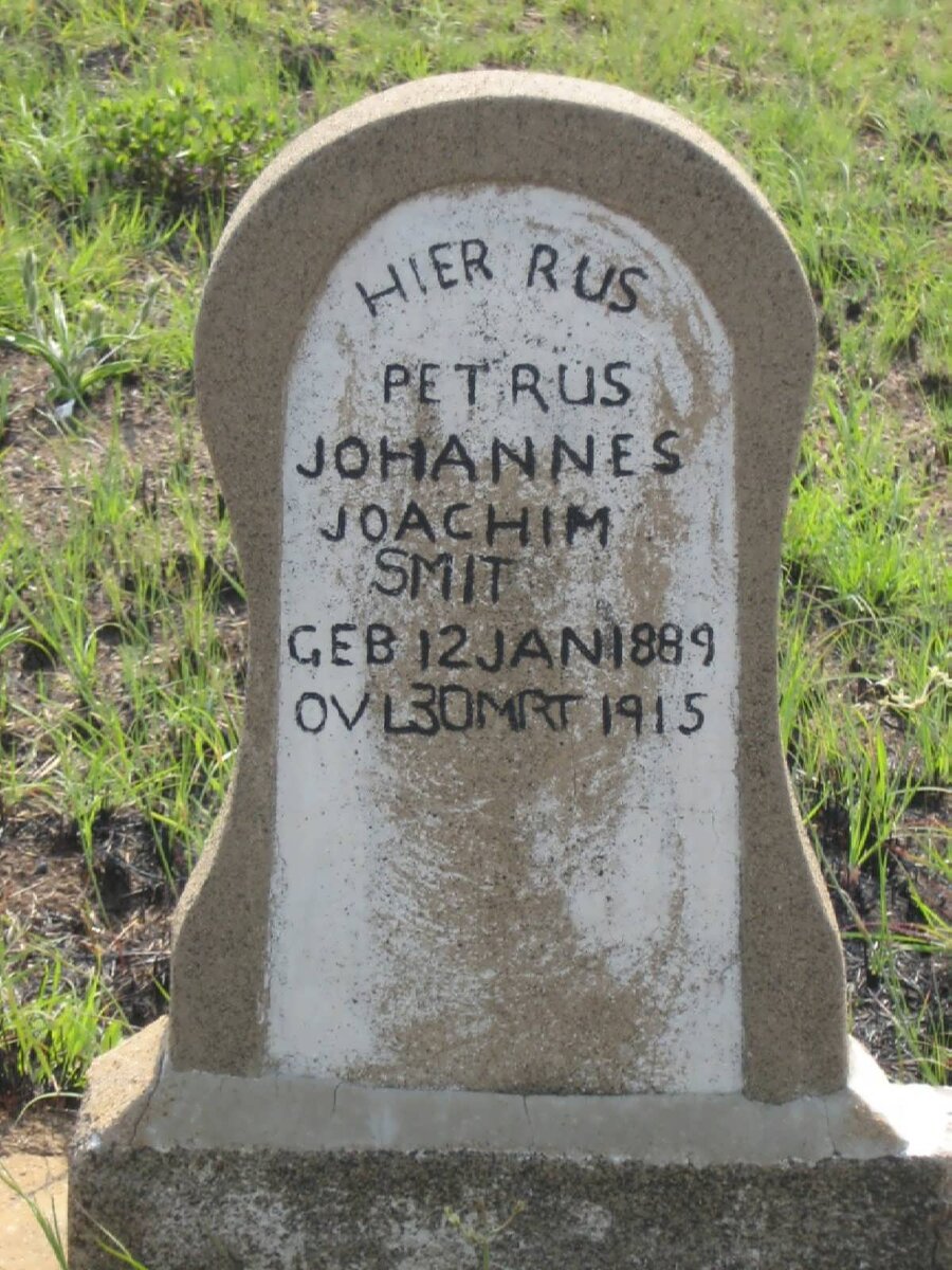 SMIT Johannes Joachim 1889-1915