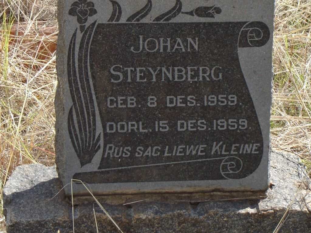 STEYNBERG Johan 1959-1959