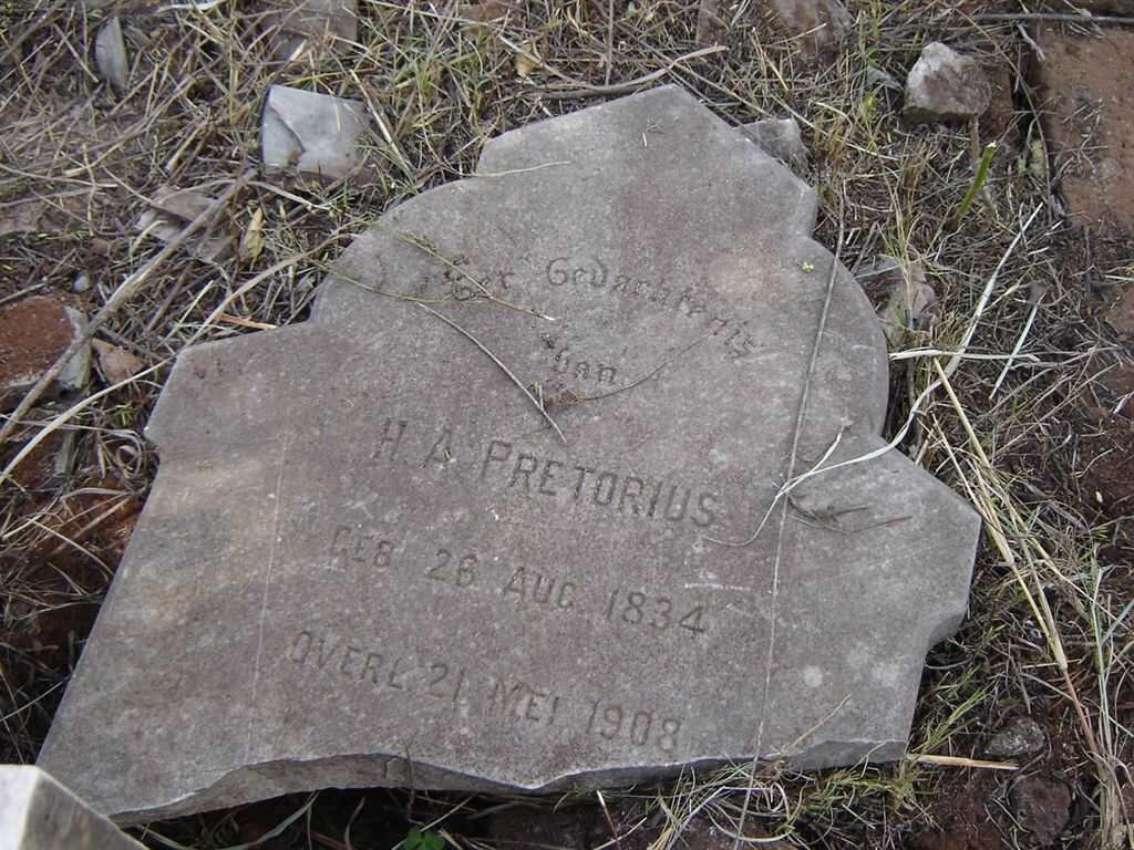 PRETORIUS H.A. 1834-1908